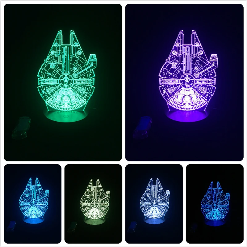  VCity 3D Led Lamp Table Lamp Death Star BB8 R2D2 Creative Gifts Night Light Bedroom Decor Table Lig - 32921257504