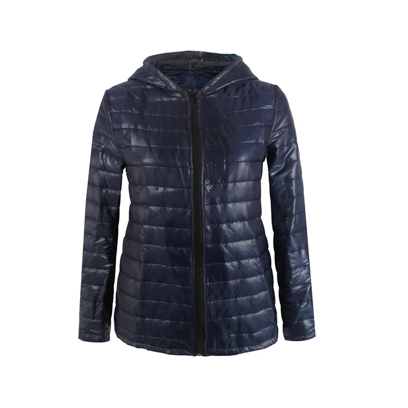 Women's Long Sleeve Hooded Jacket Ladies Slim Winter Warm Coat Outwear Overcoat