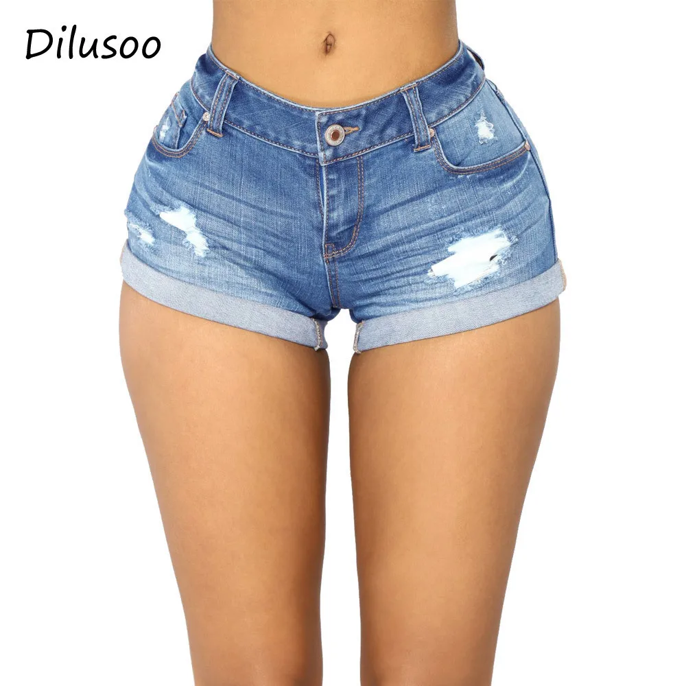 short denim pants for ladies