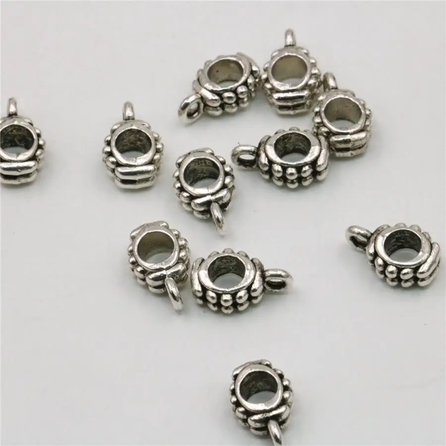 Unique Novelty Accessories 10PCS Hot Sale Separator Beads Copper Lucky