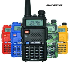 BaoFeng UV-5R Walkie Talkie 5 colors Professional CB Radio Baofeng UV5R Transceiver 128CH 5W VHF&UHF Handheld for Outdoor Sport