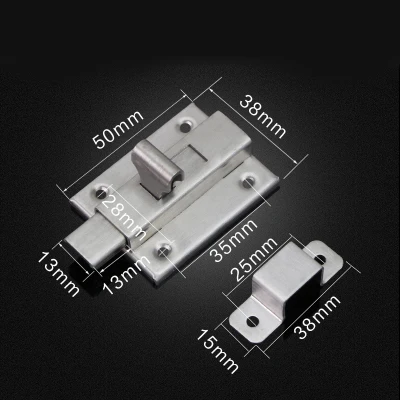 Нержавеющая сталь автоматический пружинный Болт замок для ванной двери защелка заглушка Пряжка дверной болт Противоугонная фурнитура штифт