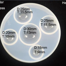 Хрустальный клей силиконовая форма полусфера кабошон кулон Смола силиконовая форма ручной работы DIY эпоксидная смола для изготовления ювелирных изделий полимерные Формы Ремесло