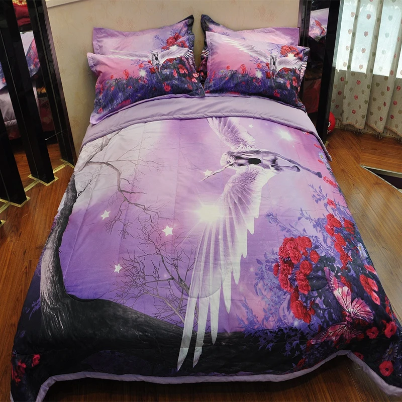 

Spring and autumn season, Bedpreads, Coverlet, 3D Quilt, Quilted Bedspread, Stitching Comforter, Queen Size, Free Shipping