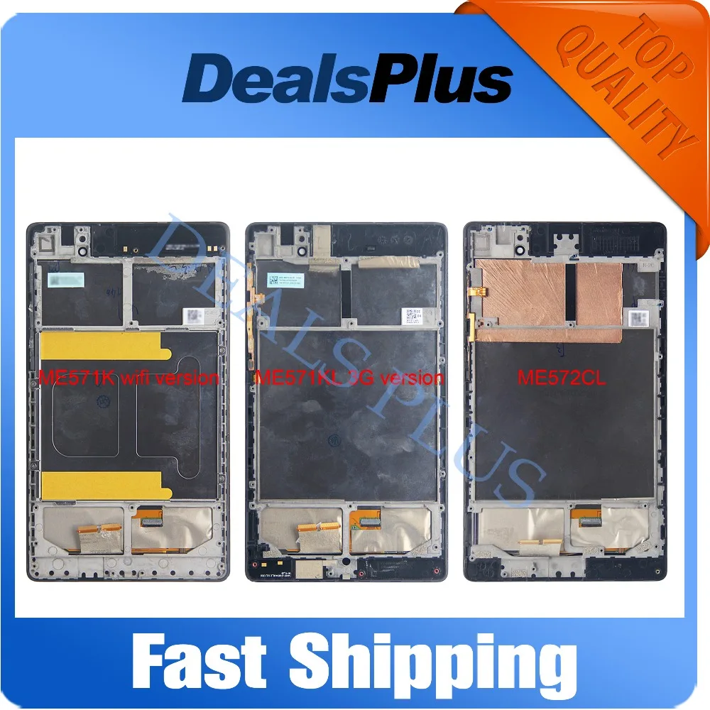 Сменный ЖК дисплей + сенсорный экран рамка в сборе для Asus Google Nexus 7 ME571 ME571K ME571KL ME572