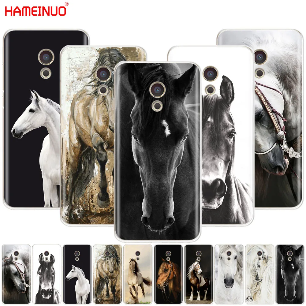 

HAMEINUO Fine horse art Cover phone Case for Meizu M6 M5 M5S M2 M3 M3S MX4 MX5 MX6 PRO 6 5 U10 U20 note plus