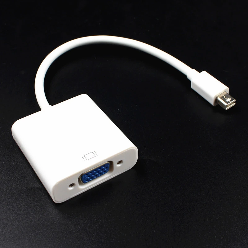 Mayitr 1 шт. 2 цвета Мини DP к VGA видео адаптер 1080p порт дисплея Thunderbolt кабели для Apple Macbook