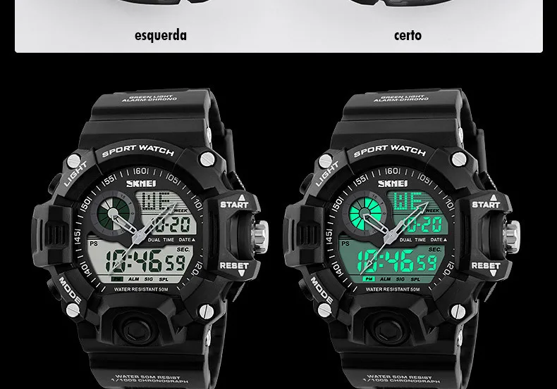 Relógios relógio militar relógio masculino relógio g-shock relógio de pulso relógio casual relógio blindado relógio