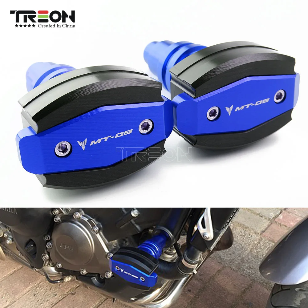 

CNC Aluminum Motorycycle Accessories Frame Crash Slider Pads Sliders Falling Protection Cover For YAMAHA MT09 MT-09