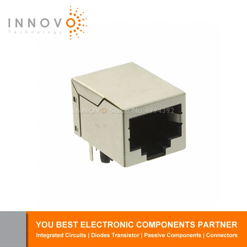 

INNOVO 5 шт./лот 615008142621 RJ45 сетевой разъем 8P8C порт Cat5 прямой угол блокировки пластины новый оригинальный