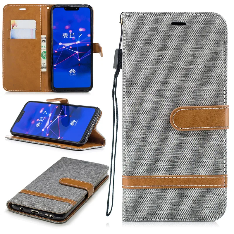 Case For Huawei P30Pro P20Lite Leather Flip Wallet Case For Huawei Mate20 20Pro 10Lite P Smart 2019 P10 Case Painted Phone Cases (15)