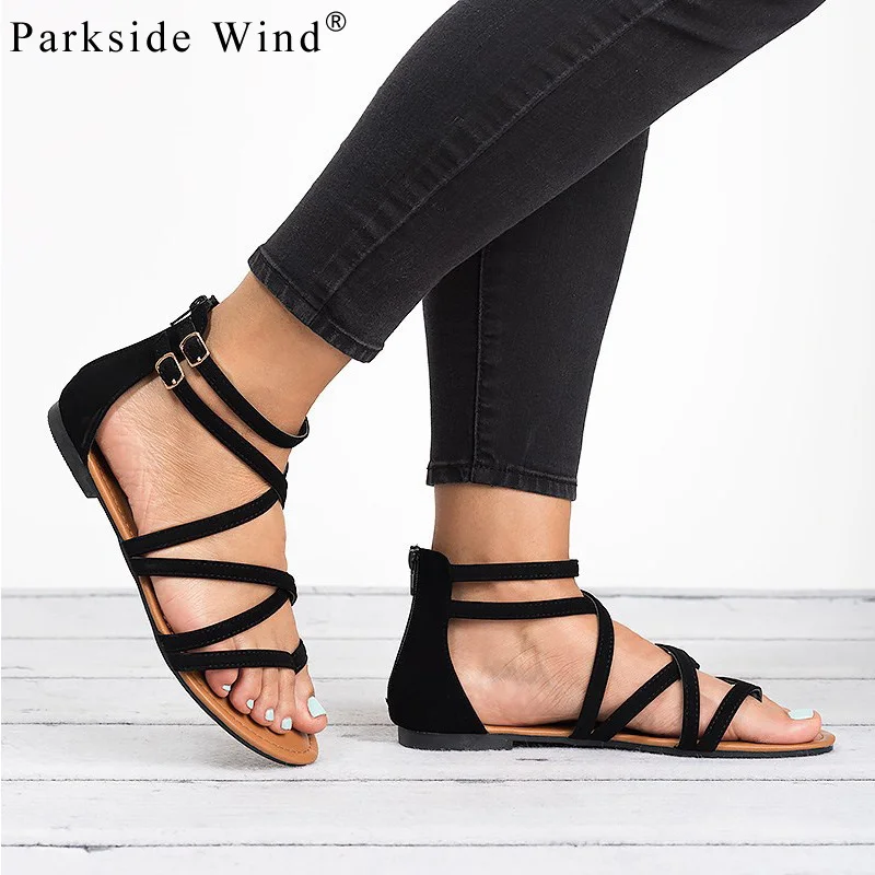 low heel thin strap sandals