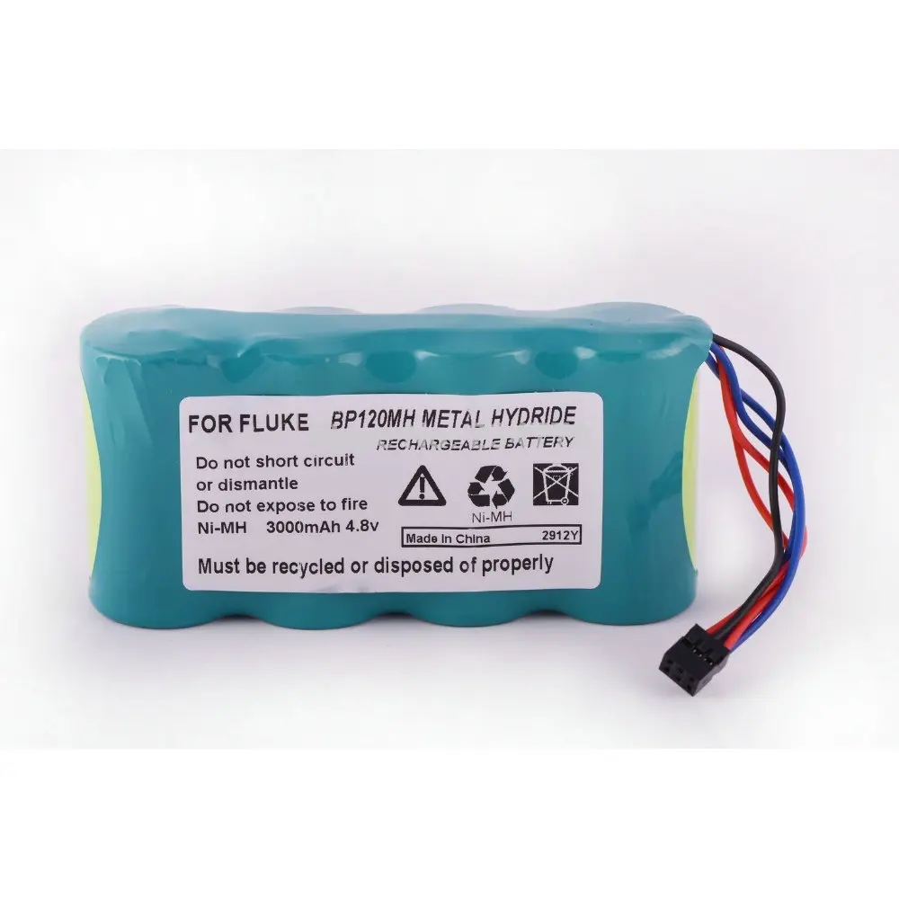 

Replacement ScopeMeters Battery for Fluke BP120MH 123 125S 125 F125S F125 3000mah Test Equipment Battery