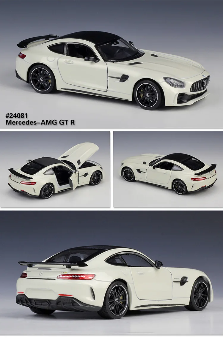 Welly 1:24 Масштаб сплава гоночный автомобиль модель игрушки для Mercedes Benz AMG GTR спортивный автомобиль металлический игрушечный автомобиль для детей подарок с оригинальной коробкой