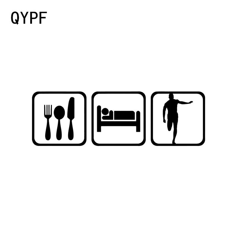 QYPF 14 5*4 6 см самый крутой съедобный декор для бега Автомобильная наклейка