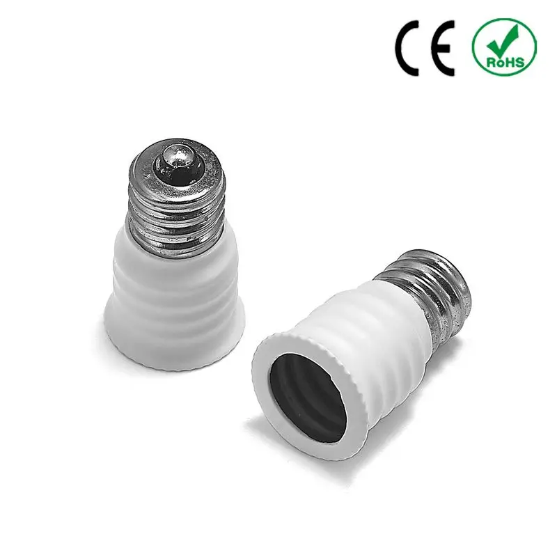 E12 to E14 Lamp Base Socket Bulb Holder E12 to E14 Adapter Halogen LED Light Converter Plug E12 to E14 Lamp Base Socket Bulb Holder E12 to E14 Adapter Halogen LED Light Converter Plug