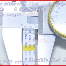 ЖК-дисплей кабель 0.5 мм расстояние+ 320 мм Длина+ 18 P/в том же направлении линии мягкой проволоки Гибкий плоский кабель. 18 P* 0.5A* 320 мм