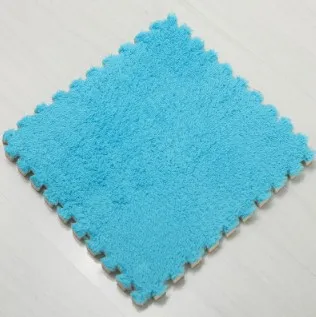 DIY волшебный пазл 30*30 см для гостиной, спальни, детей, детей, мягкий лоскутный ковер, комбинированный Противоскользящий коврик-головоломка для альпинизма, детский коврик - Цвет: blue