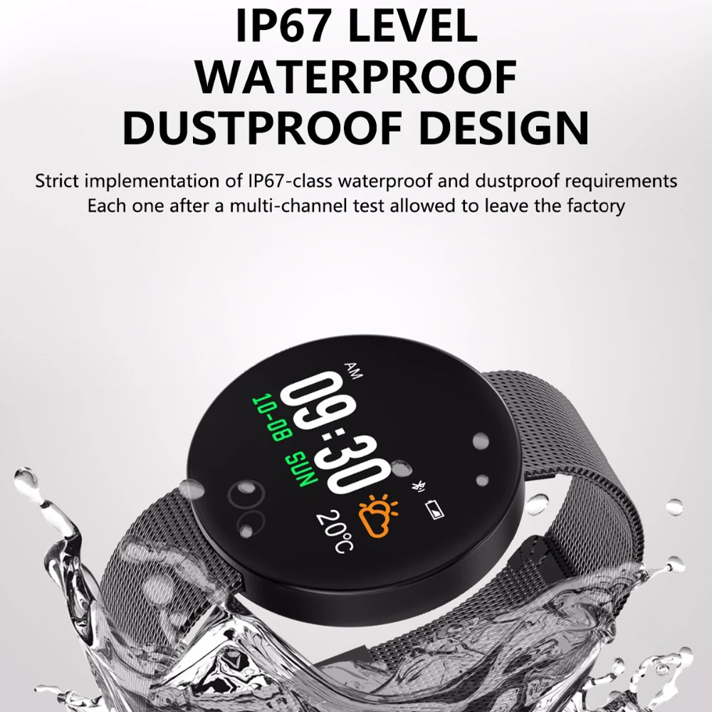 007 Pro спортивные часы Смарт браслет IP67 Водонепроницаемый крови Давление смарт
