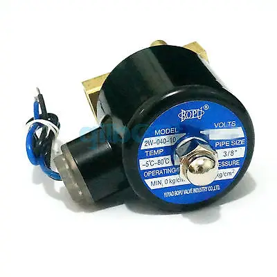 3/" BSP 2W-040-10 NC 12VAC 24VAC/DC 36VAC 110VAC 220VAC 380VAC 2 позиционный переключатель Магнитная электромагнитный клапан воды