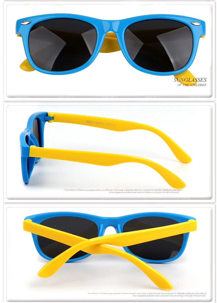 Гибкие очки Детские поляризованные очки для безопасности ребенка, солнечные очки с покрытием, UV400 очки Оттенки Детские oculos de sol masculino