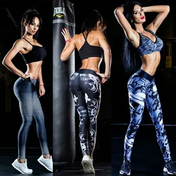 

Women High Waist Stretch Pencil Pants Workout Compression Pants Skinny Punk Trousers Leggings