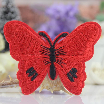 Аппликация для шитья бабочек, вышитая железом, нашивки с бабочками, исправление, образец Аппликации, одежда, наклейки в виде насекомых для одежды - Цвет: Style3