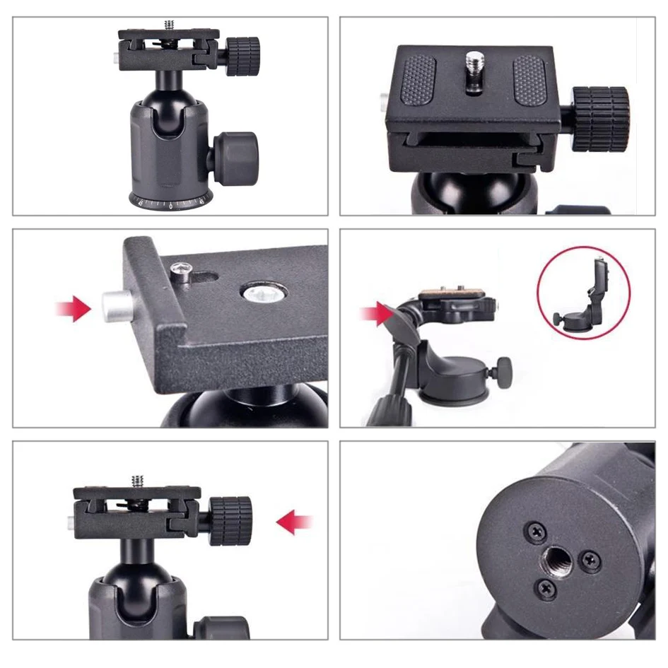 21~ 59 дюймов алюминиевый штатив для DSLR фото-, видеокамера Studio CD50
