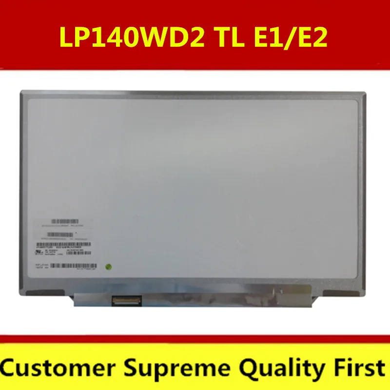 14,0 тонкий светодиодный экран LP140WD2-TLE1 LP140WD2 TLE2 LP140WD2(TL)(E2) для THINKPAD X1 carbon FRU 04W6859 ЖК-экран ноутбука