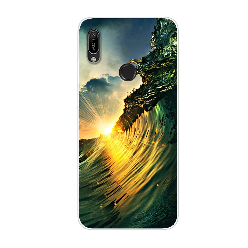 A 6,09 ''для huawei Y6 Мягкий силиконовый чехол TPU чехол для телефона для Coque huawei Y6 чехол для Y 6 6 лет модные тонкие чехлы - Цвет: 2