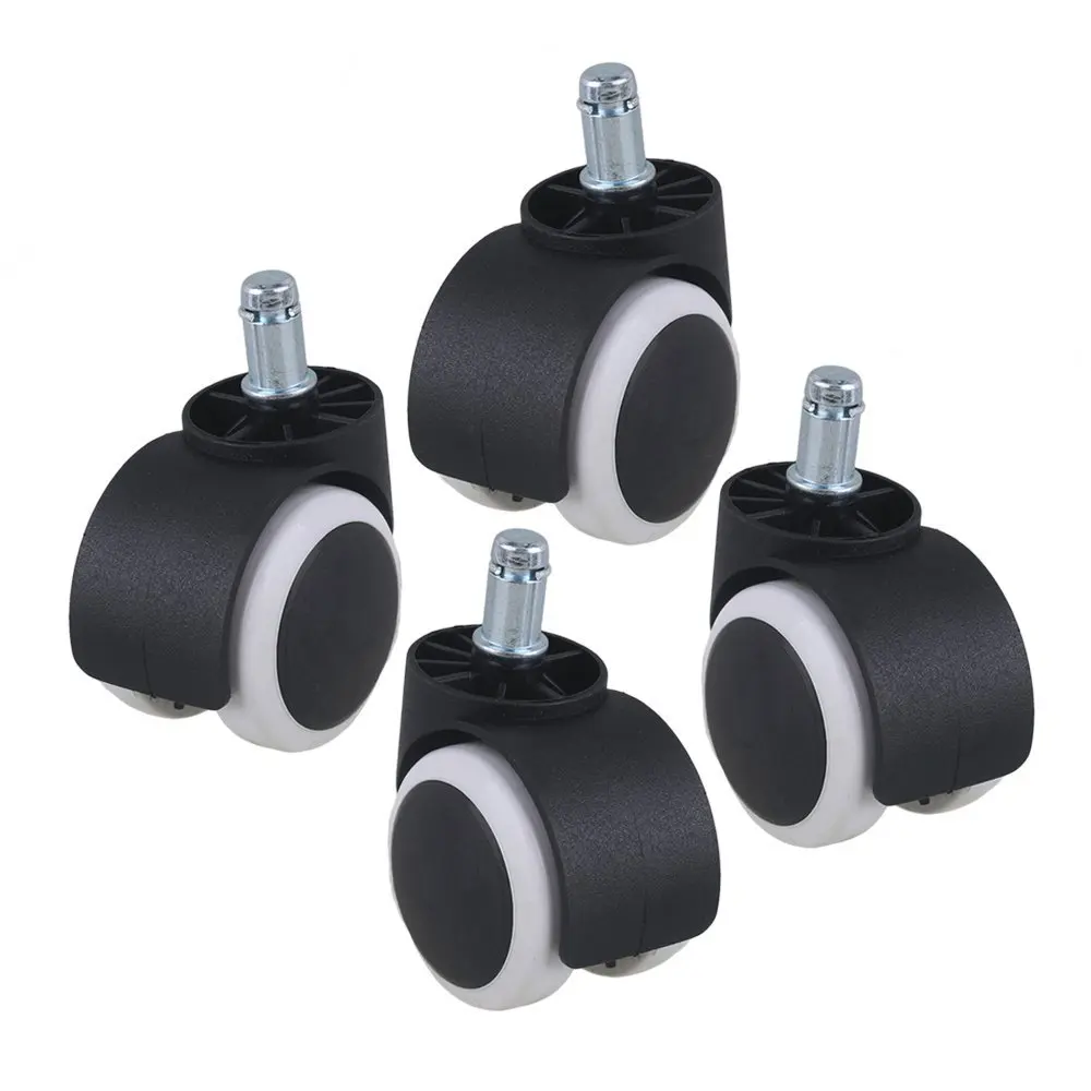 5 قطع 2 بوصة المعادن Pu كرسي مكتب عجلات التفاف الأثاث عجلات حلقات ممكسة الجذعية استبدال ل أريكة رف البضائع تخزين الرف