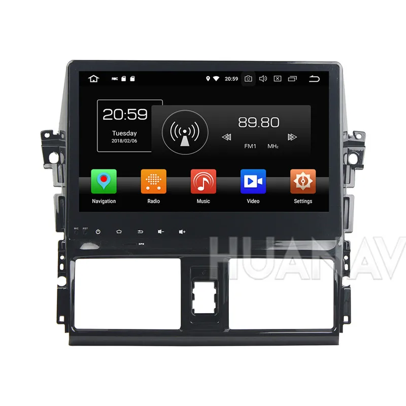 Clearance Android 8.0 No Car DVD player GPS Glonass Navigation For Toyota YARIS 2013-2015 Car multimedia stereo player 32GB CAR MAPS 2