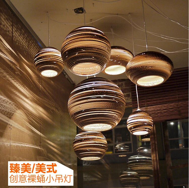 Creative Vintage Loft Rural Paper Honeycomb Pendant Lights Paper Honeycomb Pendant Lights