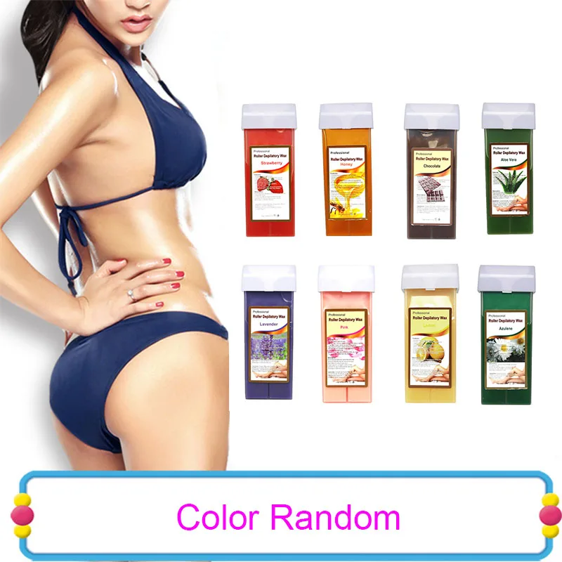 

100g Depilatory Remover Hair Removal Cream Waxing Hard Wax Depilation Honey Roll-On Hot Wax All Types Skin Bean Hair Removal Kit