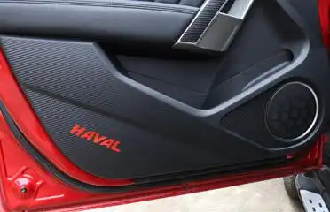 Us 23 8 Used For Great Wall Haval H2 Door Anti Tape Foil Carbon Fiberglass Interior Decorative Stickers Free Shipping In Car Anti Dirty Pad From