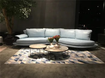 

Modern Leather corner sofa with genuine leather sectional sofa