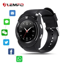 LEMFO Smart Clock With SIM TF Card Camera 1.22 Inch 240X240 IPS HD Full Circle Display Men’s Watch Smart For Men Sport Watch