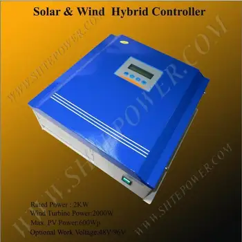 

Advance wind solar hybrid system 96v controller for 2000w wind turbine