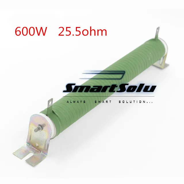 Free Shipping Customized Green Fixed Type Pipe Resistance 600W 25.5 ohm