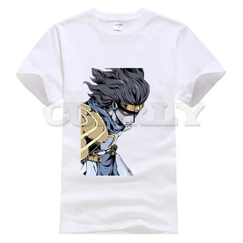 

2019 New T-shirt Short Sleeve Jojo Bizarre Adventure Thsirt Leisure Japan Anime Cartoon Summer Dress Men Tee Funny T Shirt Cozy