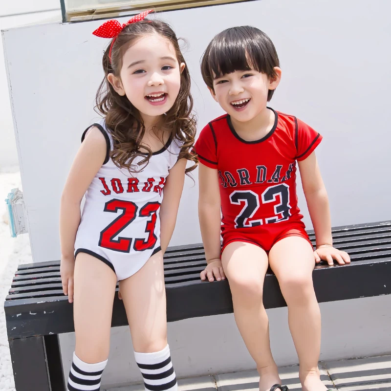 girls sporty swimsuits