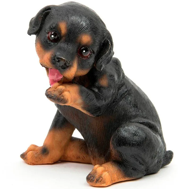 

4pcs Resin Rottweiler Labrador Dogs Micro Landscape Decor Pet Puppy Miniature Home Garden Ornament Figurines Home Decor R684