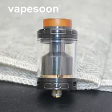 Vapesoon Manta RTA 24 мм 3,5 мл Ремонтопригодный резервуар распылитель с 5 мл Расширенный стеклянный Верхний наполнитель 810 PEI капельный наконечник регулируемый поток воздуха