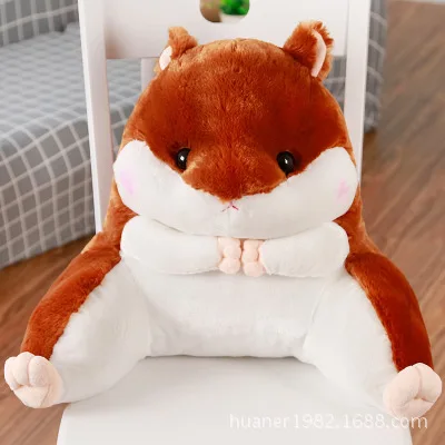 Hamster bonito cintura almofada cintura travesseiro cabeceira