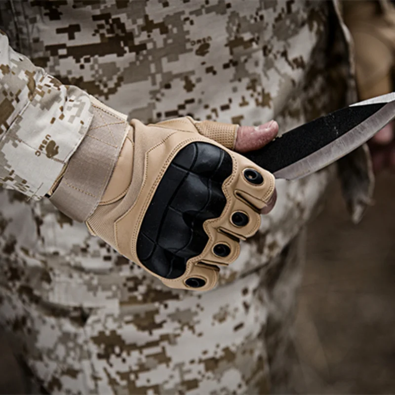 Военно тактические CS перчатки спецназа котики боевые Фитнес Половина Finger