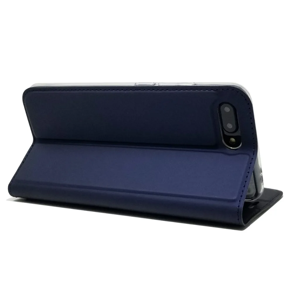 Ультратонкий кожаный чехол для huawei Honor 10 с магнитной застежкой из искусственной