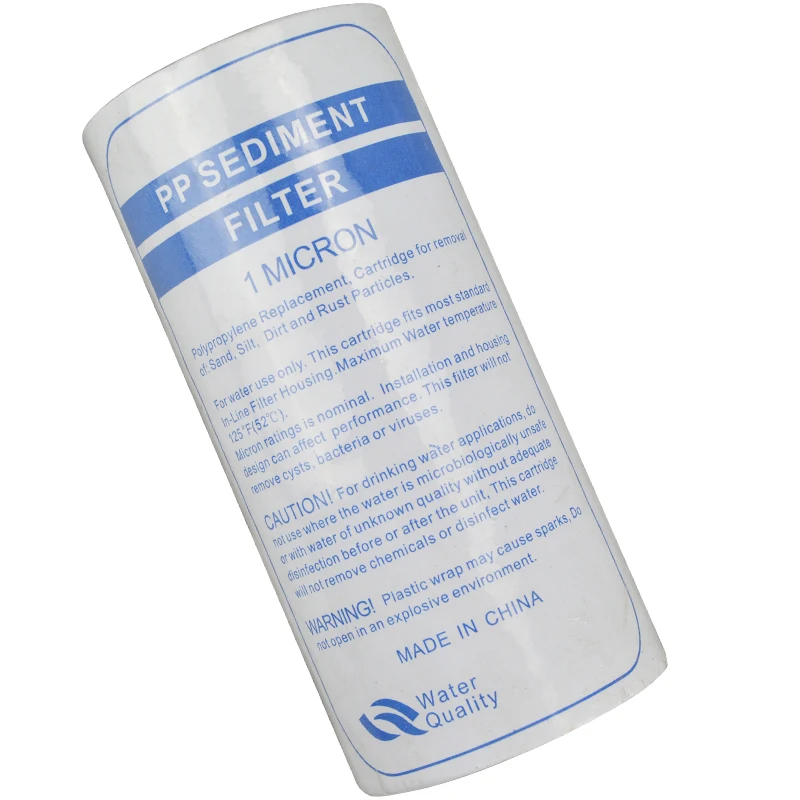 2pcs/lot 5'' 1 Micron/ 5 Micron PP Cotton Filter Water Purifier Filter