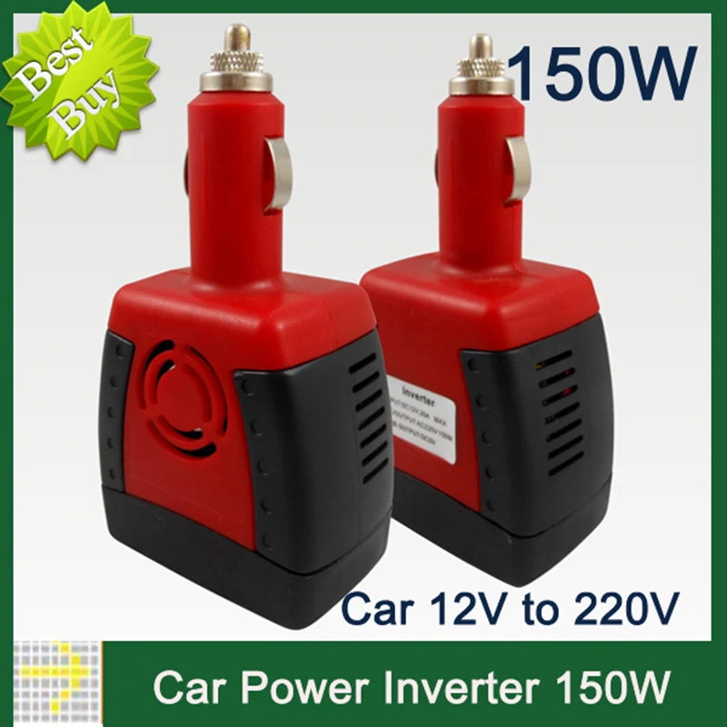 Gakaki Car Cigarette Lighter Power Supply 150W 12V DC to 220V AC Car