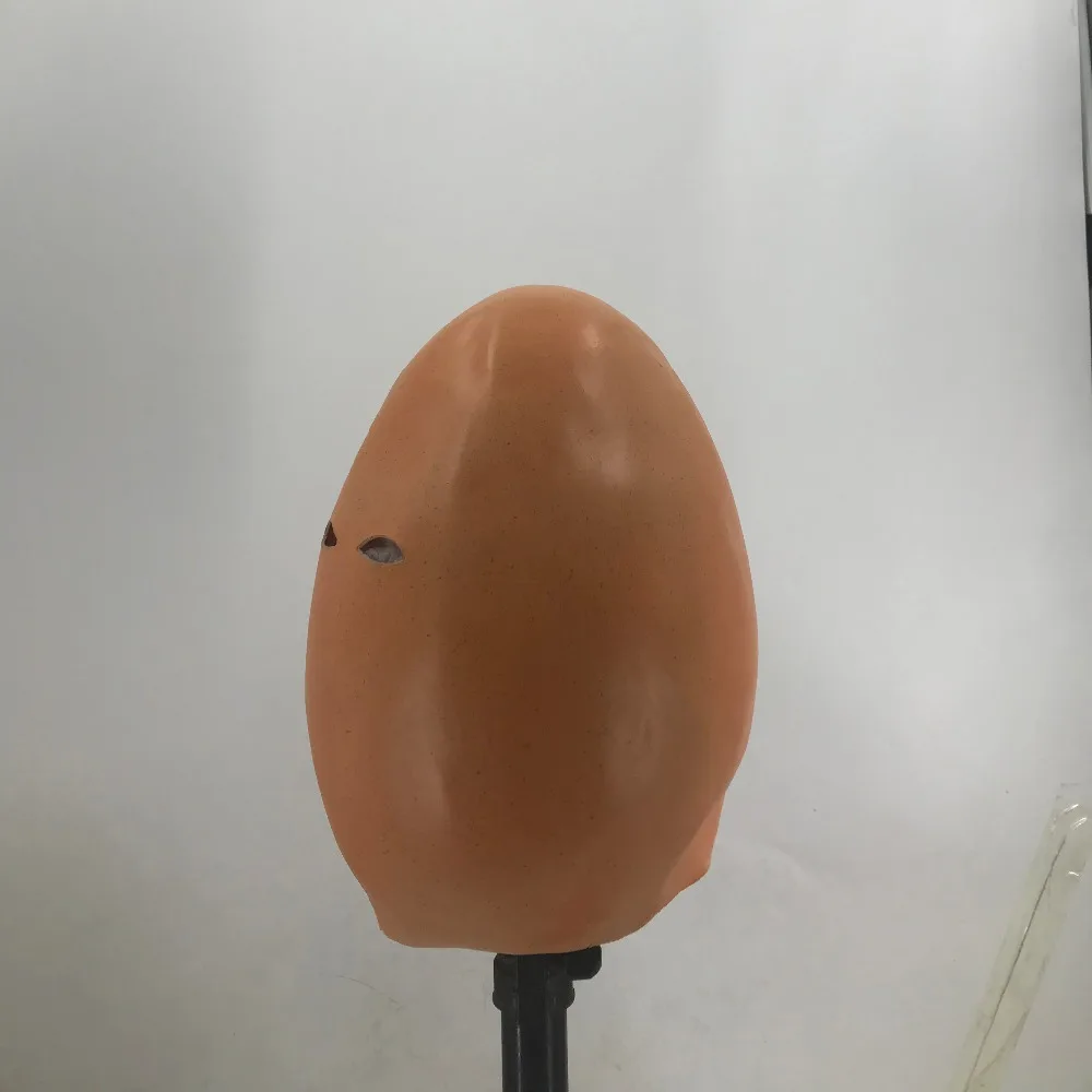 Реалистичная eggshell Полный головной костюм латексная маска