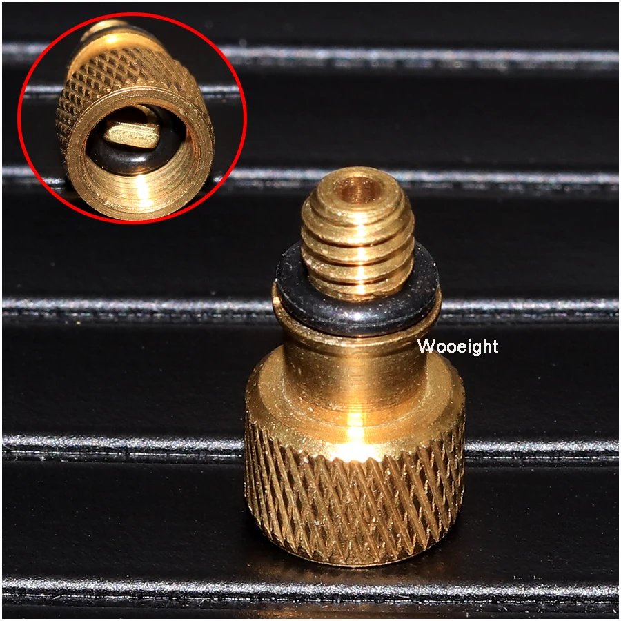 Wooeight 1Pc Auto Car 5mm Zinc Alloy Tyre Wheel Tire Air Chuck Inflator Pump Converted Valve Clip Clamp Connector Adapter (1)